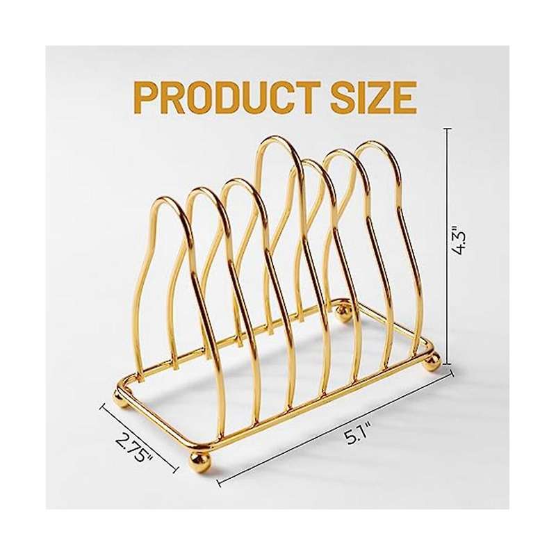 6 Pcs Gold Foil Acrylic Coasters with Holder,coaster Set for Tabletop Protection Bar Home Kitchen De