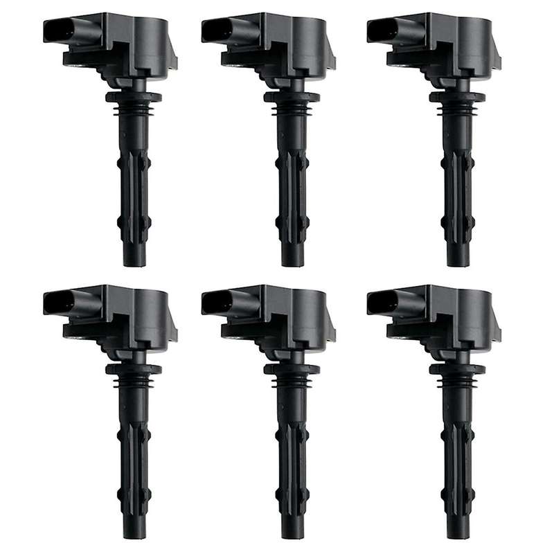 6 Pcs Ignition Coil A0001502780 0001502680 for C230 C250 C280 CLK350 CLS500 ML350 ML550 UF535