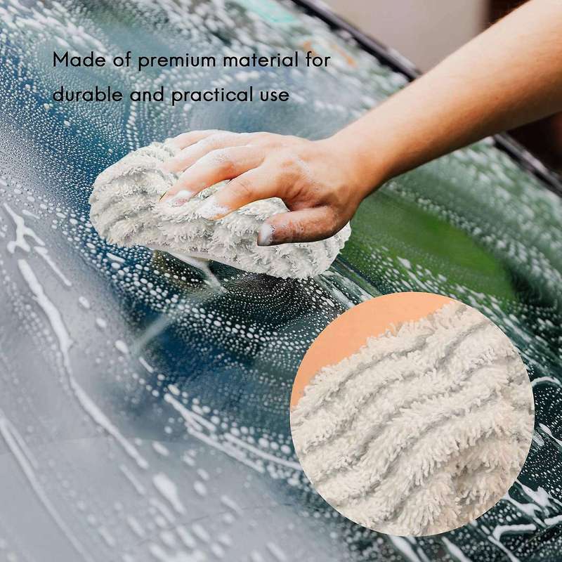 6 Pcs Microfibre Cloth Pads Replacement for Rowenta Clean&Steam ZR005801 Cleaner Accessory,Washable