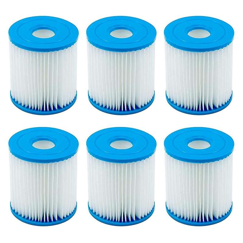 6 Pcs Pool Filter Cartridges Type H Replacement Swimming Pool Filter for H,330 ,29007E Hot Tub Filte