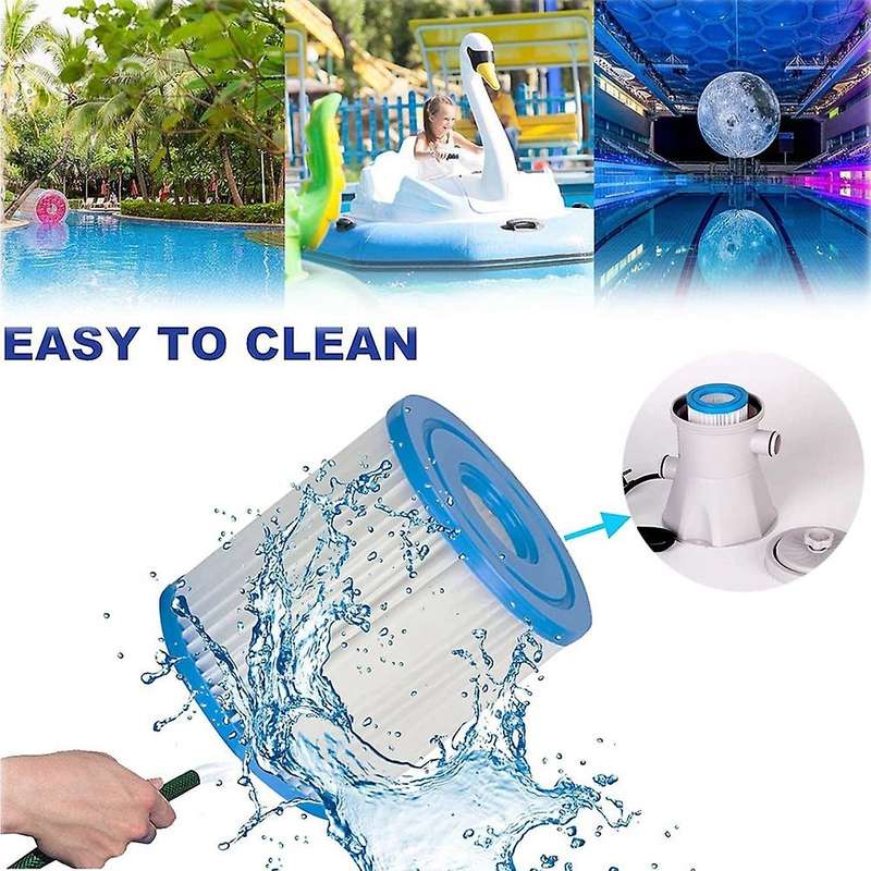 6 Pcs Pool Filter Cartridges Type H Replacement Swimming Pool Filter for H,330 ,29007E Hot Tub Filte