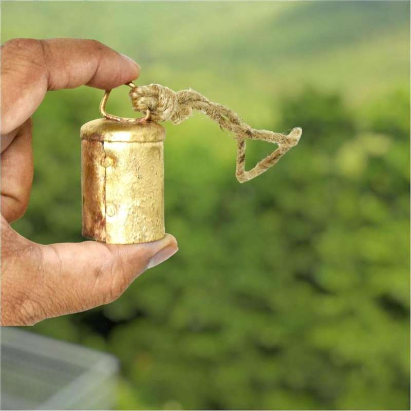 6 Pcs Vintage Hanging Bells,metal Handmade Cow Bells Decoration with Rope for Christmas Or Any Cele