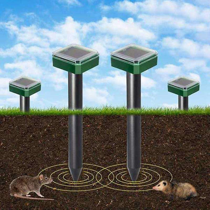 6 Pcs Solar Powered Snake Repellent for Outdoors,ultrasonic Snake Repellent,solar Snake Repellent fo
