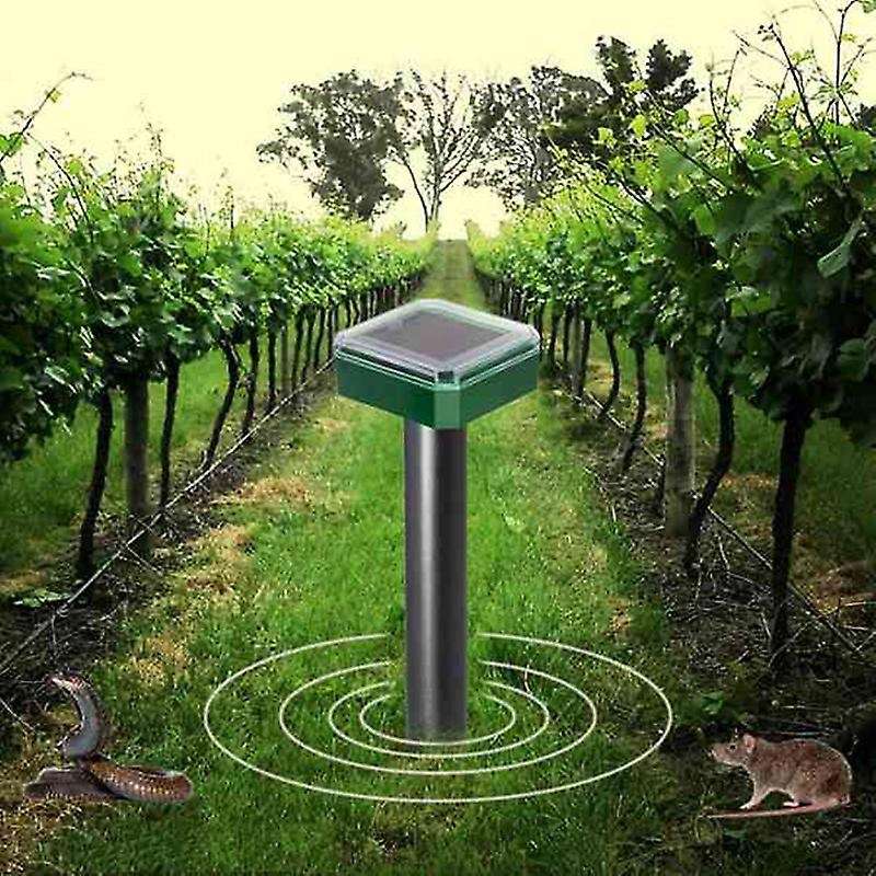 6 Pcs Solar Powered Snake Repellent for Outdoors,ultrasonic Snake Repellent,solar Snake Repellent fo