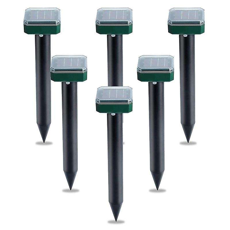 6 Pcs Solar Powered Snake Repellent for Outdoors,ultrasonic Snake Repellent,solar Snake Repellent fo