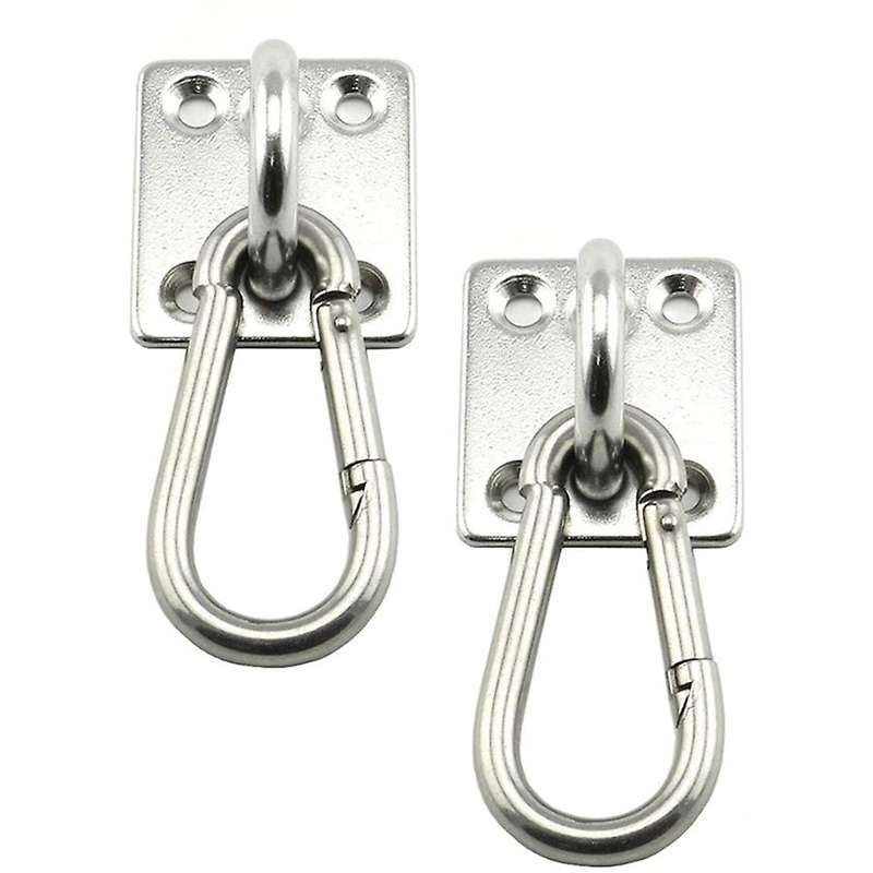 6 Pcs Suspended Ceiling Wall Mount U-Shaped Hooks Stainless Steel Heavy Duty Multi-Function Hammock