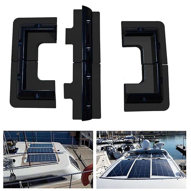 6 Pcs Solar Panel Corner Side Mounting Bracket Kit for Caravans RV Lorries Buses Boats Yachts