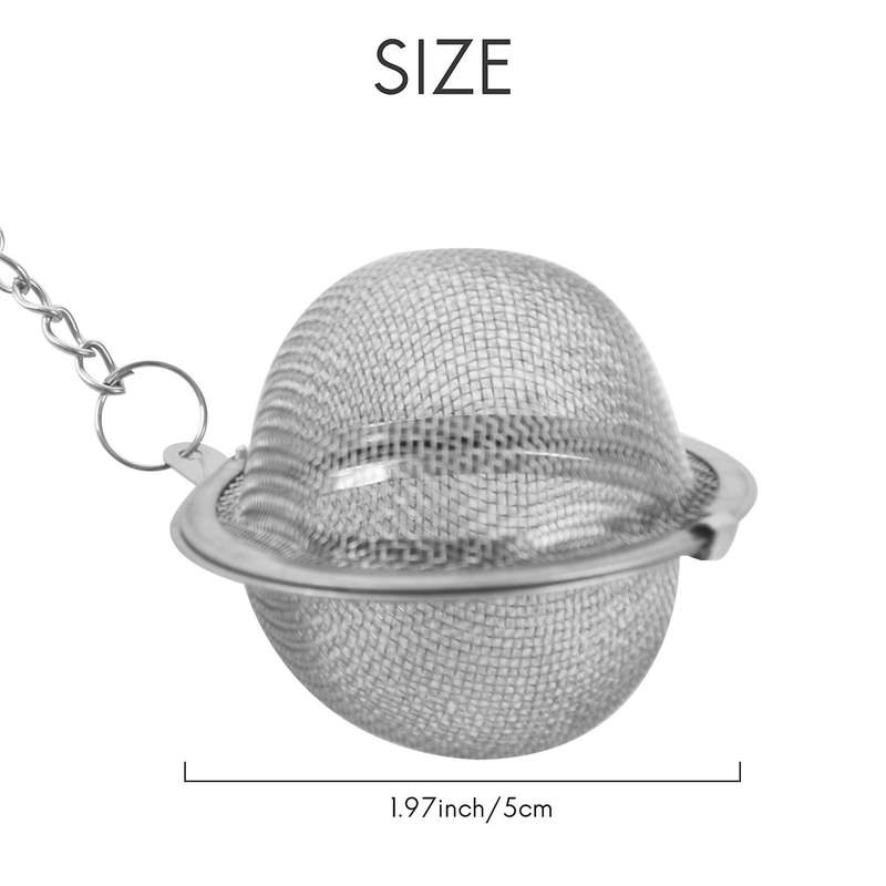 6 Piece Stainless Steel Mesh Tea Ball 2 Inch Tea Infuser Strainers Tea Strainer Filters Tea Interva