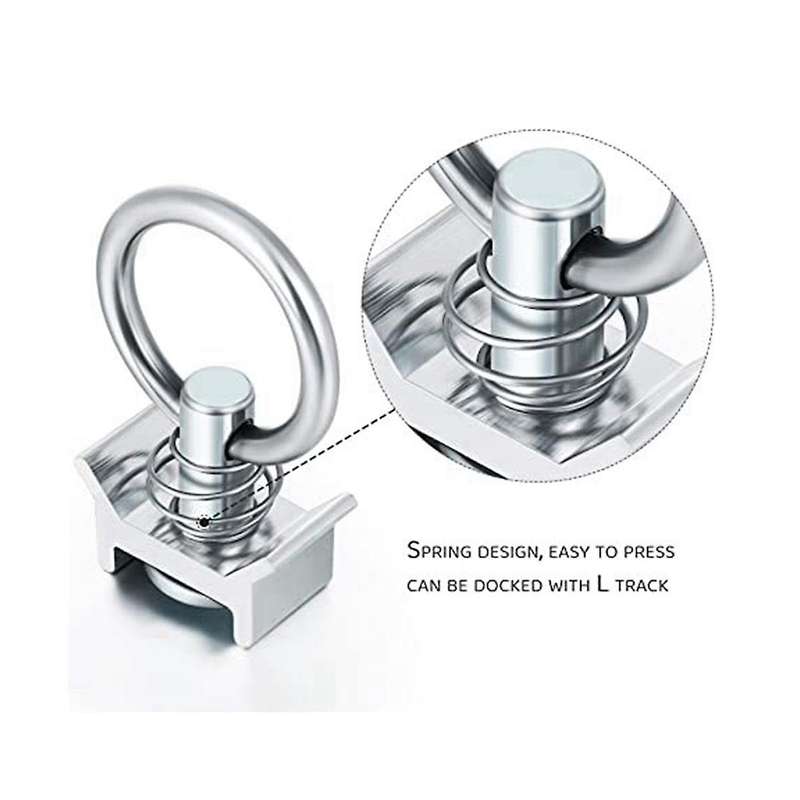 6 Pieces Of Stainless Steel Rings, Speaker Hooks, Hanging Rings, Aircraft Frame Hanging Accessories,