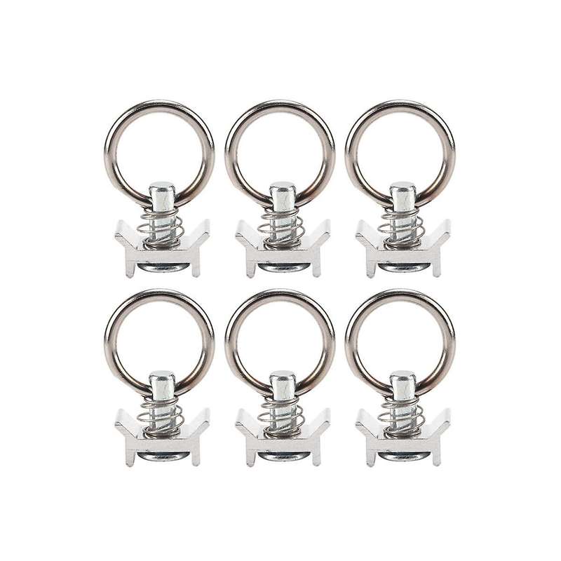6 Pieces Of Stainless Steel Rings, Speaker Hooks, Hanging Rings, Aircraft Frame Hanging Accessories,