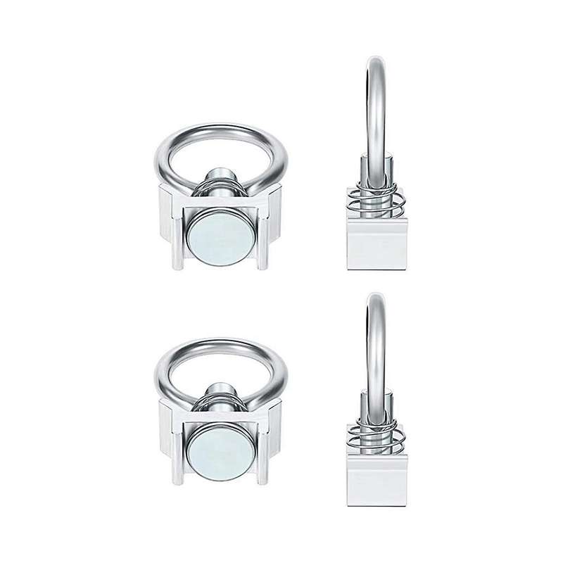 6 Pieces Of Stainless Steel Rings, Speaker Hooks, Hanging Rings, Aircraft Frame Hanging Accessories,