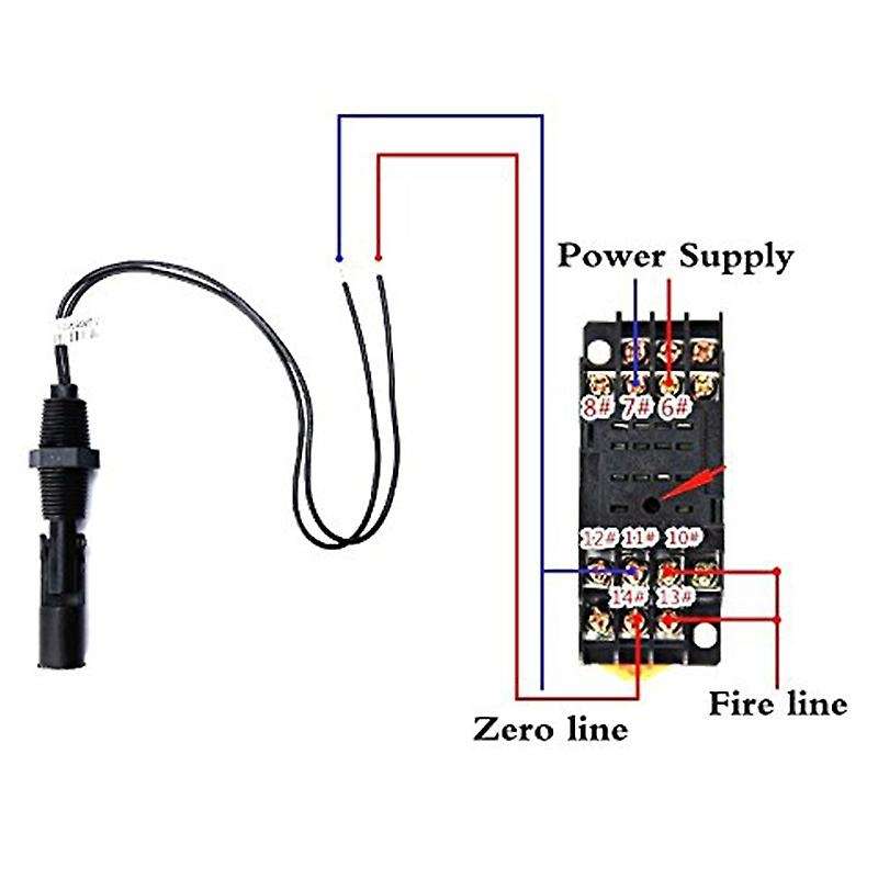 6 Pieces Side Mounted Horizontal Liquid Float Switch Water Level Sensor