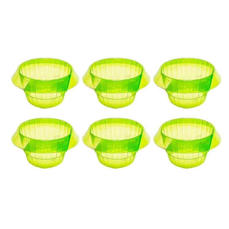 6 Pieces Plants Snail Plant Protection Collars for Landscape Project Versatile,Vegetable Green Plant