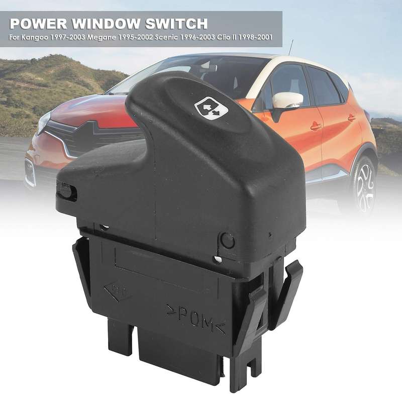 6 PIN Window Switch 7700429998 for Kangoo 1997-2003 1995-2002 Scenic 1996-2003 II 1998-2001