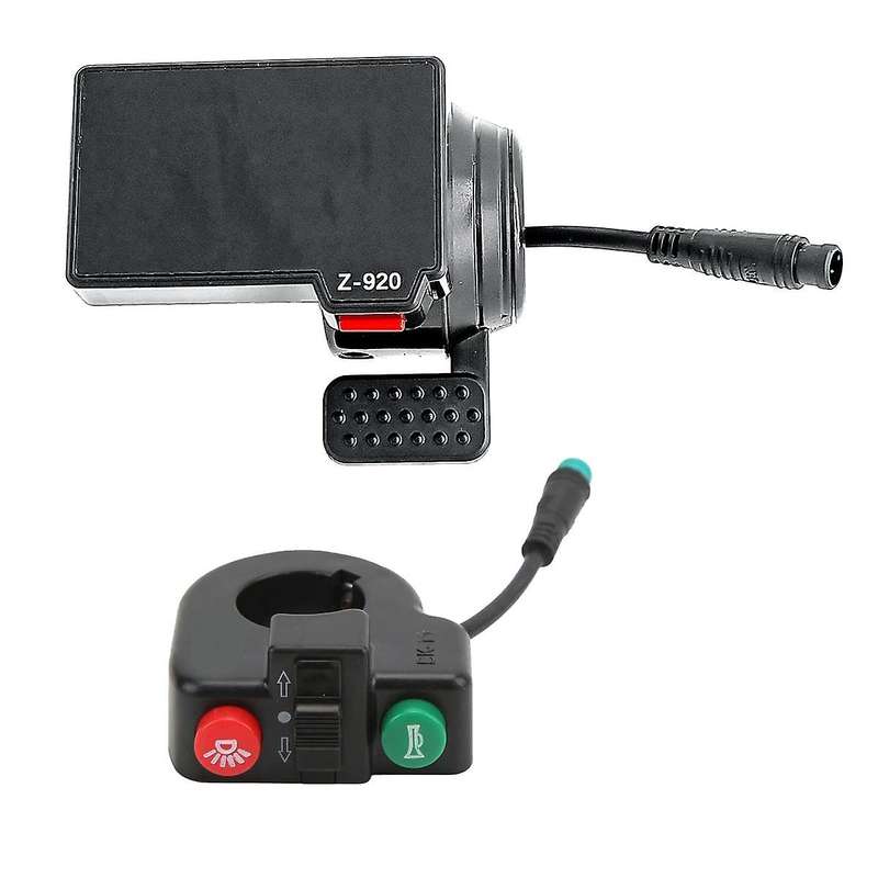6 Pin LCD Display Dashboard+Switch Button for PRO+ Electric Scooter Instrument Display Replace Acces