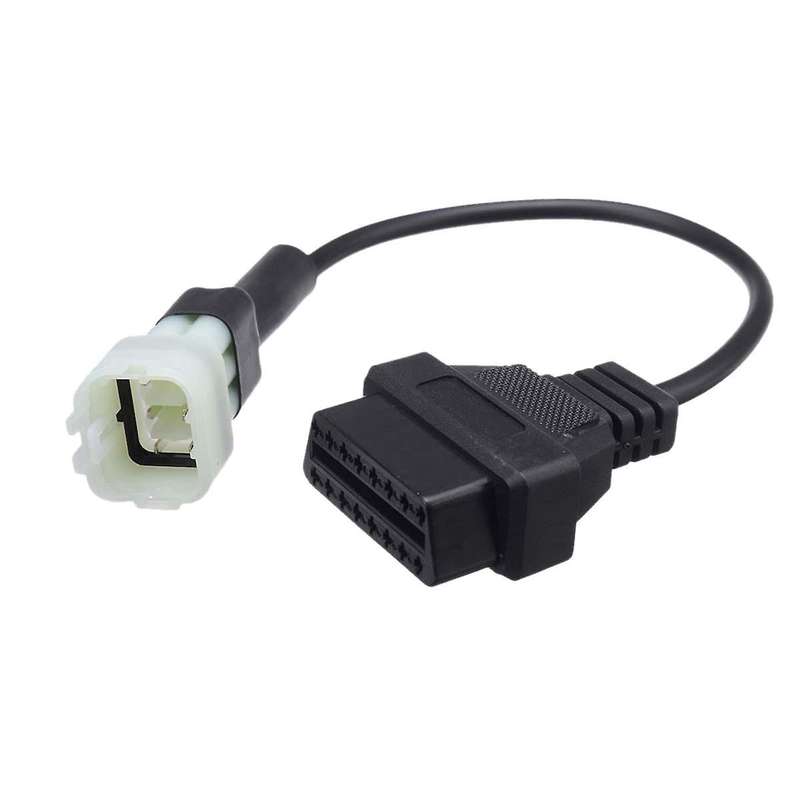 6 Pin to Obd 16 Pin Adapter Obd2 Fault Diagnostic Cable for Ktm Duke Rc 2011 - 2017 Motorcycles