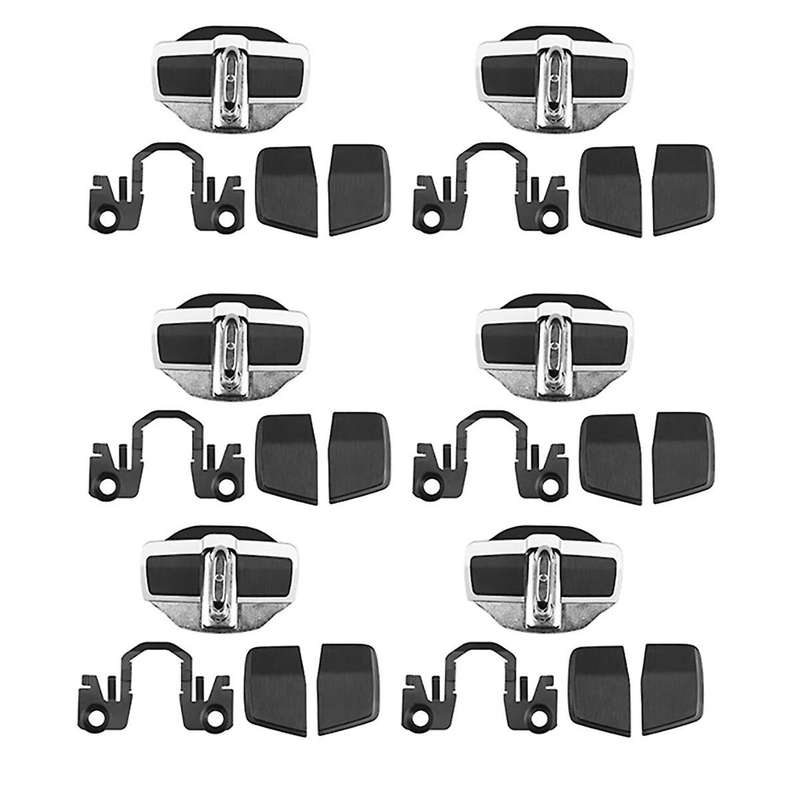 6 Set Car Door Stabilizer Protector for All Series E12/e13/c27/c28/kicks/ Door Latches Buckle Covers