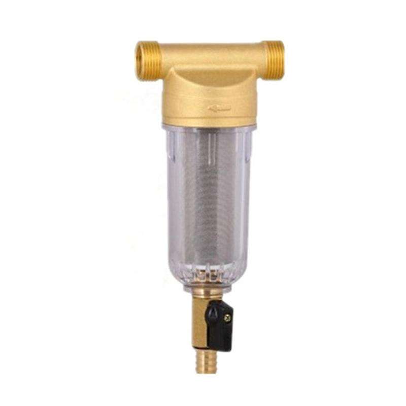 6 Points Front Purifier Copper Lead Water Filter Home Dust Stainless Mesh Faucet