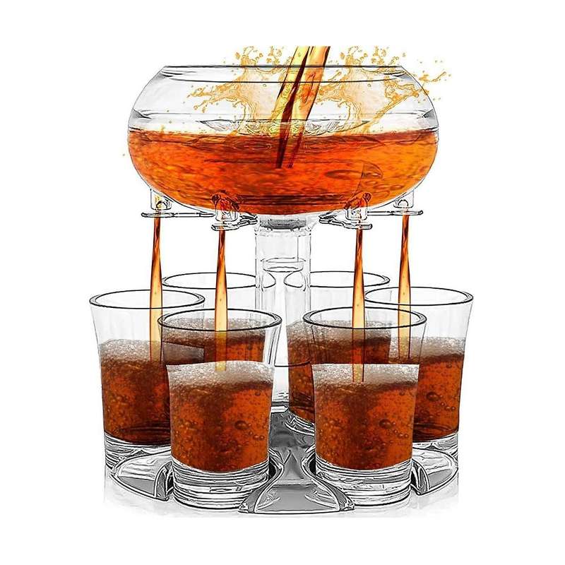 6 Shot Glass Wine Whisky Beer Dispenser Games Dispenser Wine Whisky Beer Wine Liquor Games Drinking