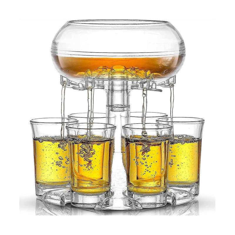 6 Shot Glass Wine Whisky Beer Dispenser Games Dispenser Wine Whisky Beer Wine Liquor Games Drinking