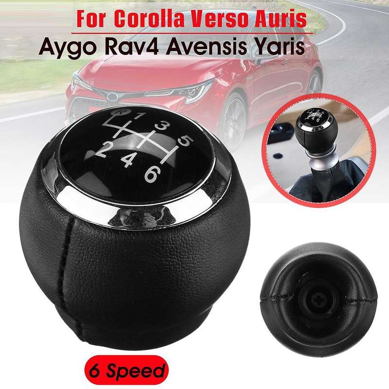6 Speed Car Manual Shift Knob Lever Shifter Knob Handball for Corolla Avensis Yaris Verso Aygo