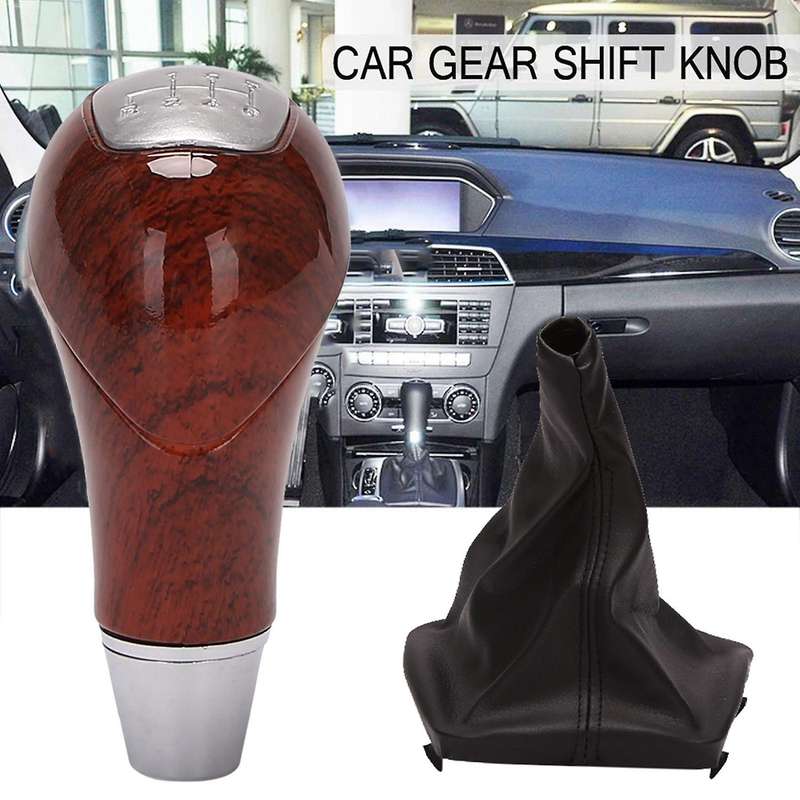 6 Speed Manual Car Gear Shift Knob Shifter Gear Lever for W210/W220/W163/W202/W140