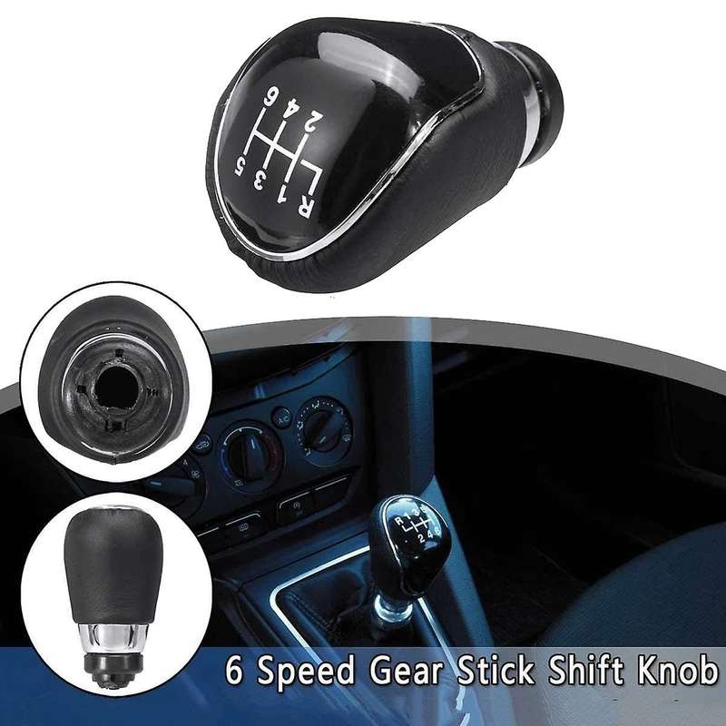 6 Speed Manual Car Gear Shift Knob Shifter Lever for Focus 2 MK2 FL MK3 MK4 MK7 Mondeo Kuga Galaxy F