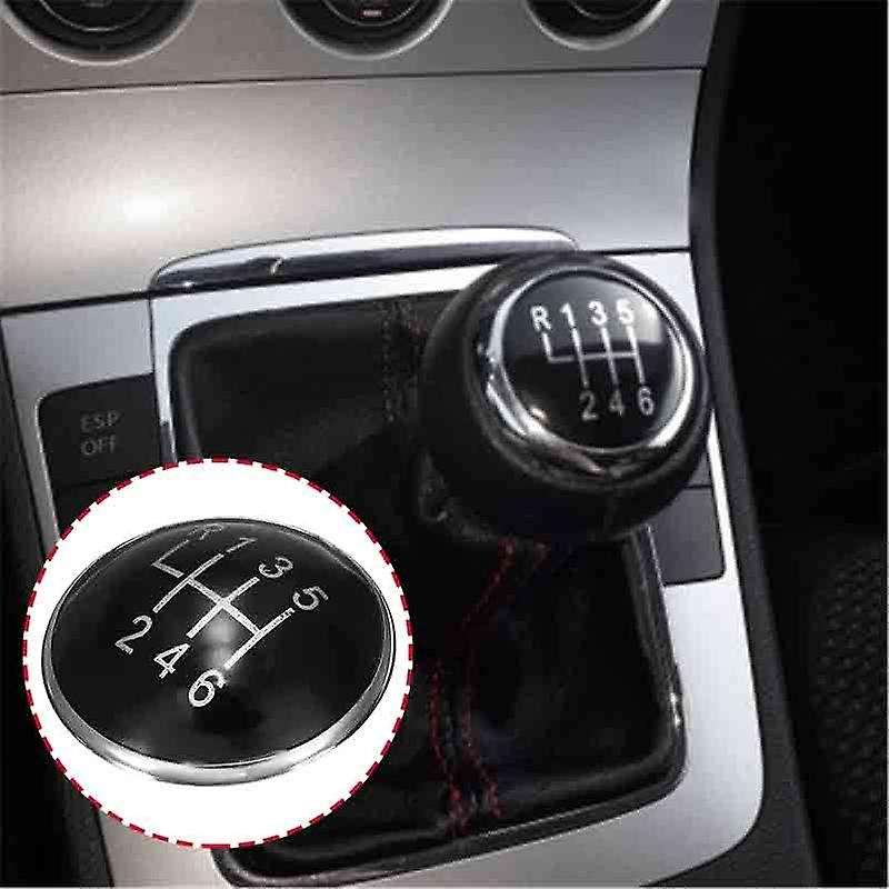 6 Speed Manual Car Gear Shift Knob Cap Cover for Golf V MK5 2003-2009