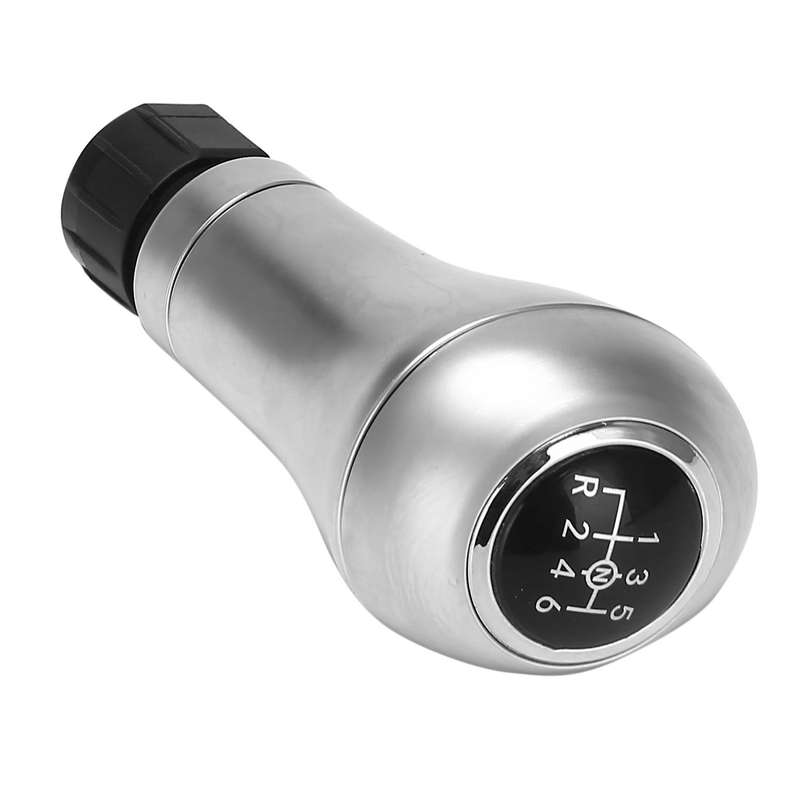 6 Speed Manual Car Gear Shift Knob Shifter Lever Stick for C/E/ W203 W204 C300 W207 W212 E260 Silver