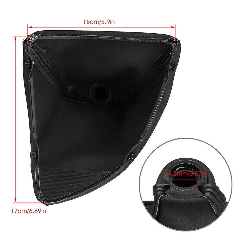 6 Speed Manual Shift Knob Shifter Lever Boot Cover for  1 Series E81 E87 E87Lci E88 E82