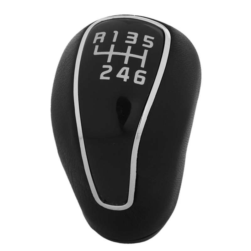 6 Speed PU Leather Car MT Gear Shift Knob Lever Stick Shifter Knob for Forte Cerato 2012-2016 43711A