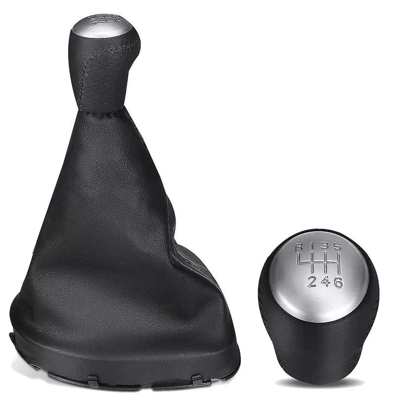 6 Speed PU Leather Car Gear Shift Knob Gaiter Boot Cover for I J10 2+2 2006 - 2013