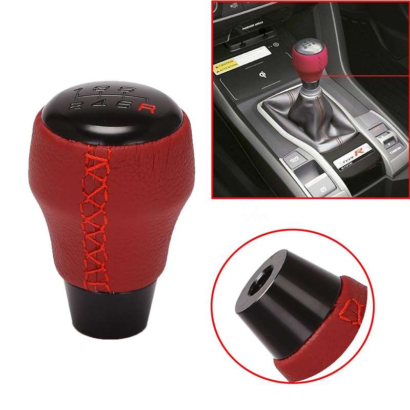 6 Speed MT Car Shift Knob Stick Ball Head Change Lever Knob for Type R 2017-2019 08U92-TEA-110