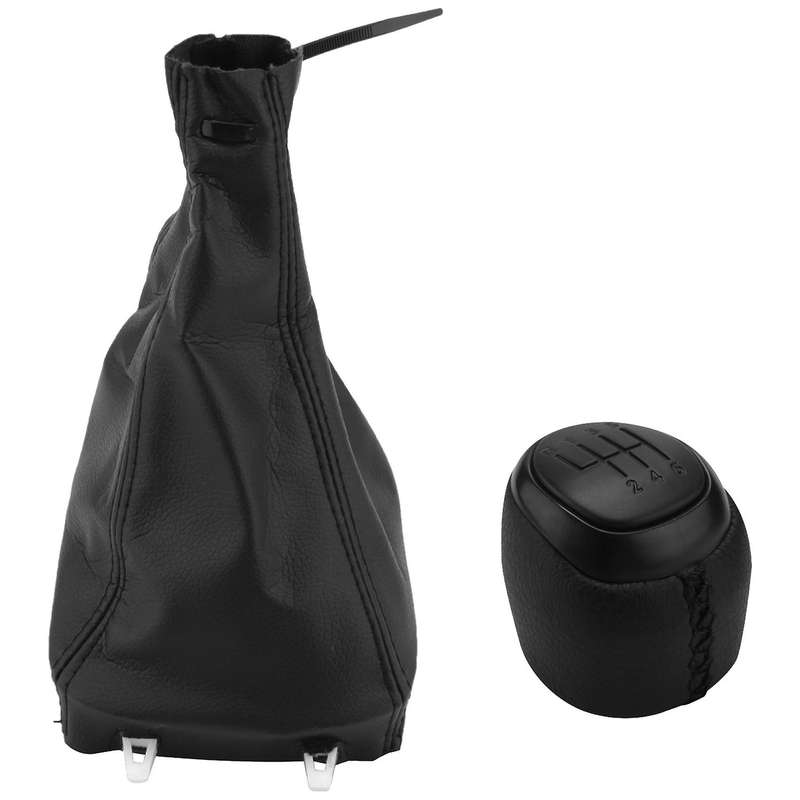 6 Speed Shift Knob Gaiter Boot Cover for SAAB 93 9-3 2003-2012 55566207 55353898