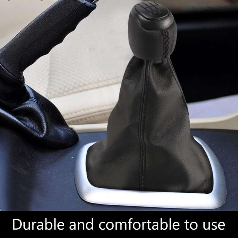 6 Speed Shift Knob Gaiter Boot Cover for SAAB 93 9-3 2003-2012 55566207 55353898