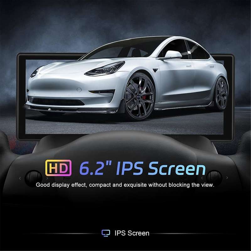 6.2 Inch HUD HD IPS Dashboard Display Screen for Model Y 2017-2023 Instrument Dashboard Head Up Disp
