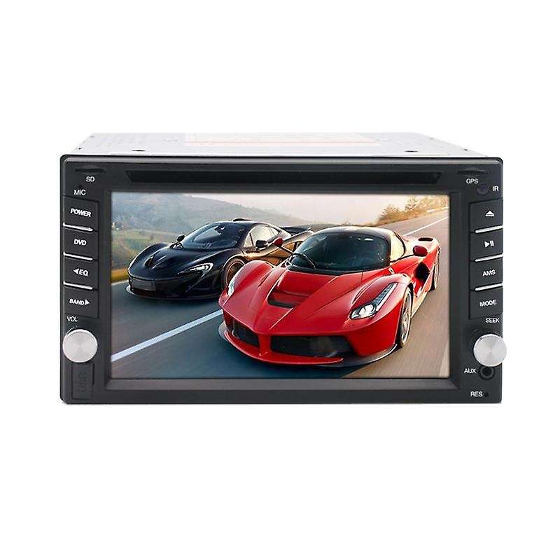 6.2inch Double 2 DIN Car DVD CD MP5 Player Bluetooth Stereo GPS Navigation Radio with Rear View Came