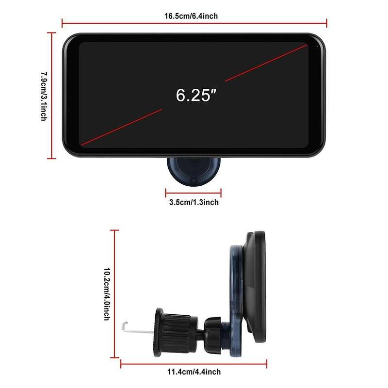 6.25In Screen MP5 Player Portable Bluetooth Car Radio Wireless Carplay Android Car Universal Multime