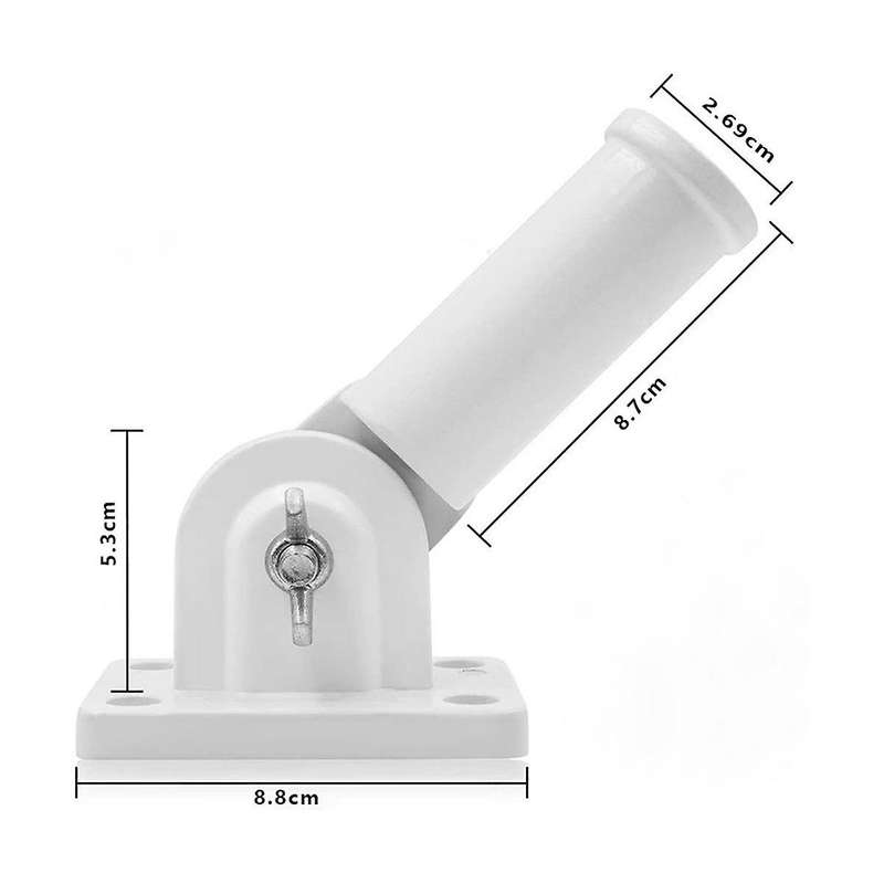 6.4ft Flag Pole+adjustable Bracket for Garden for House, for Flag,flag Pole Rings,flag Pole for Outd
