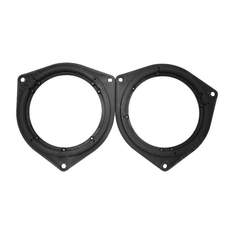 6.5inch Front Rear Door Stereo Speaker Mat Adapter Wire Mount Plugs Plates Bracket Spacers Ring For