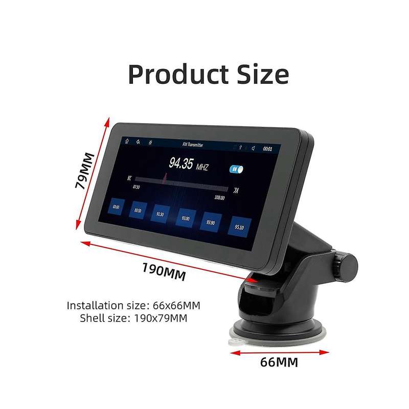 6.86inch Car Touch Screen with Button Wireless Carplay Android Auto Car Portable Radio Bluetooth Mp5