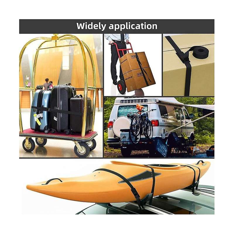 6.6ft Lashing Straps with Adjustable Cam Buckles Tie Down Cinch Straps Up to 550lbs for Packing,car