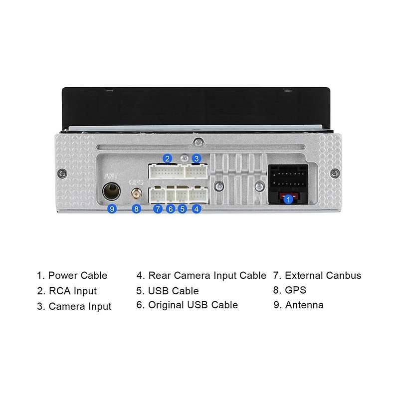 6.9In Android13 Car Radio 1Din Multimedia Player 2G+64G GPS Stereo WIFI Bluetooth Carplay Android A