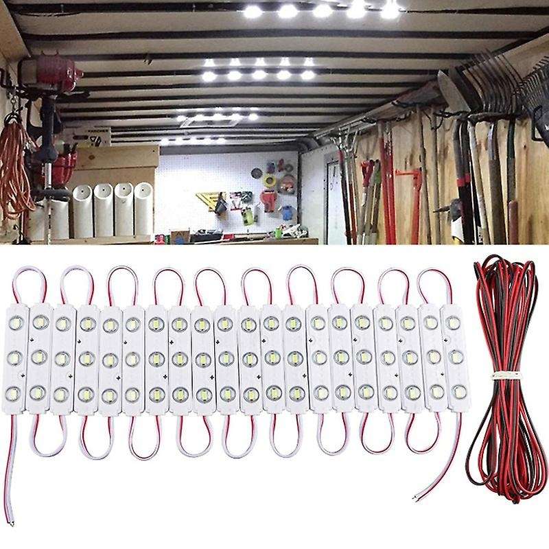 60 LED Car Interior Light Bright White Lighting Dome Lamp Ceiling Work Lights Kit for Van Truck Auto