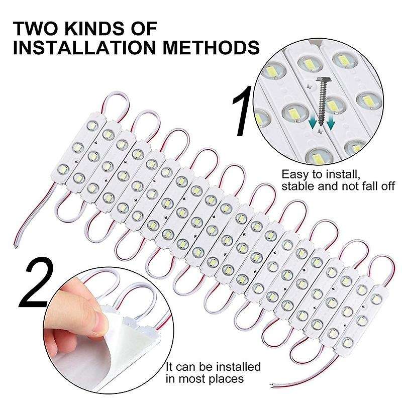 60 LED Car Interior Light Bright White Lighting Dome Lamp Ceiling Work Lights Kit for Van Truck Auto