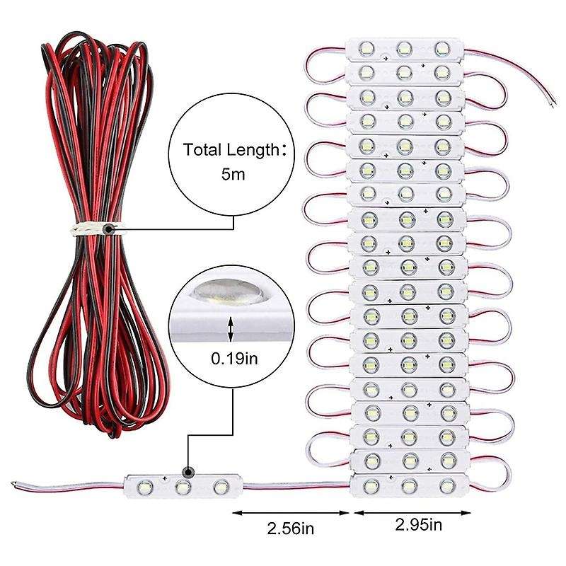 60 LED Car Interior Light Bright White Lighting Dome Lamp Ceiling Work Lights Kit for Van Truck Auto