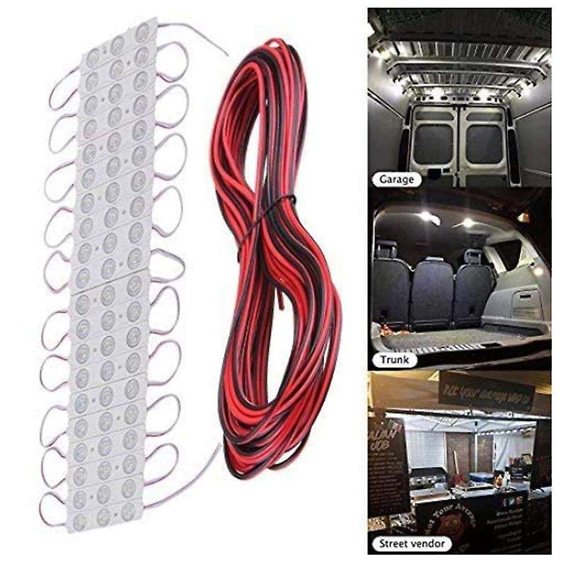 60 LED Car Interior Light Bright White Lighting Dome Lamp Ceiling Work Lights Kit for Van Truck Auto