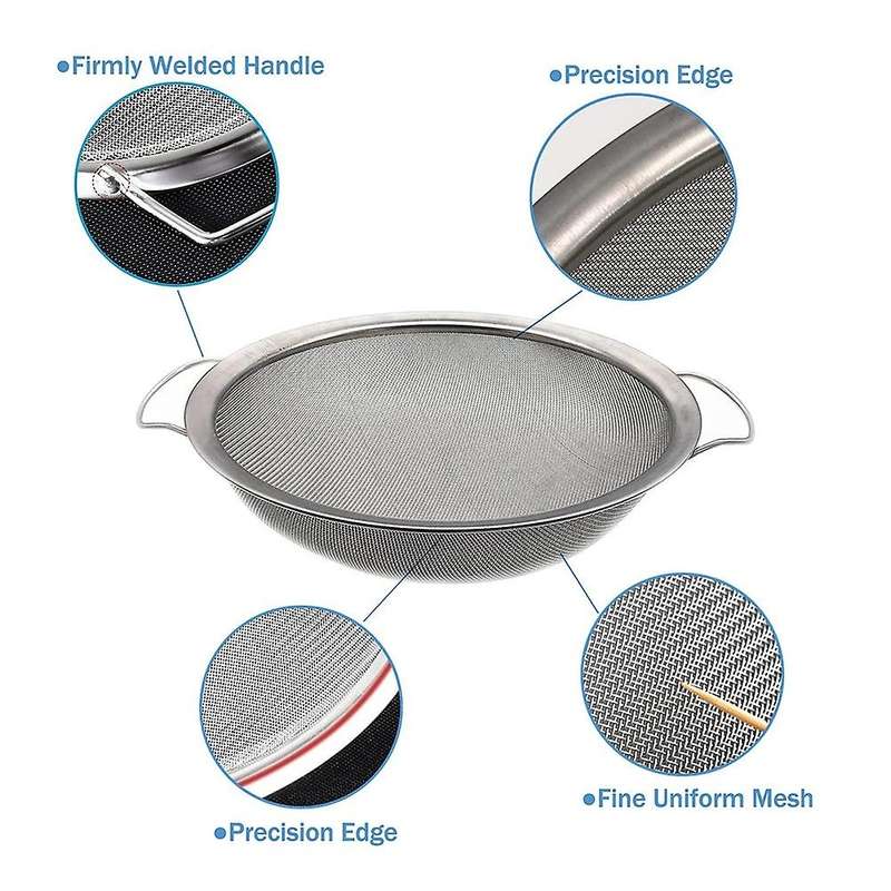 60 Mesh Stainless Steel Paint Strainer Fits A 5 Gallon Bucket, Filter Impurities, Easy to Clean And