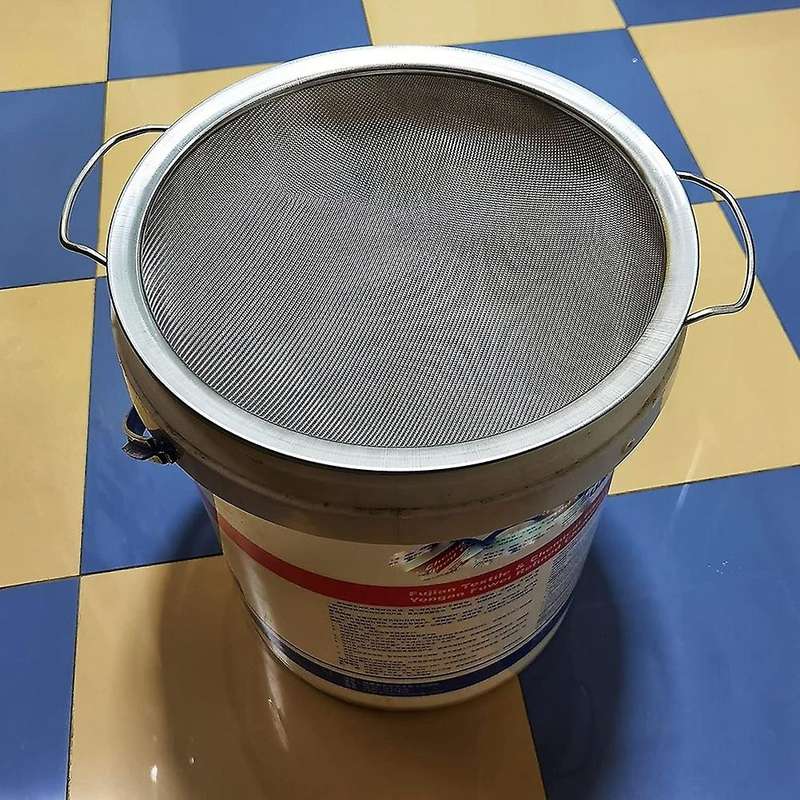 60 Mesh Stainless Steel Paint Strainer Fits A 5 Gallon Bucket, Filter Impurities, Easy to Clean And