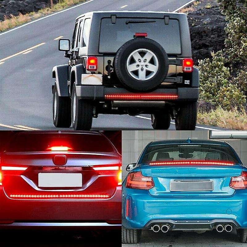 60 Inch 150CM Car LED Light Bar Truck Trunk Brake Light Pickup Red LED Flow Yellow Turn Signal Light